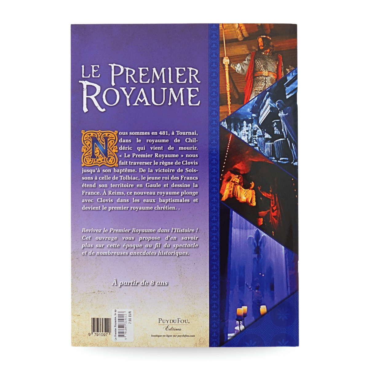 Le Premier Royaume, le spectacle dans l'Histoire - quatrième page de couverture