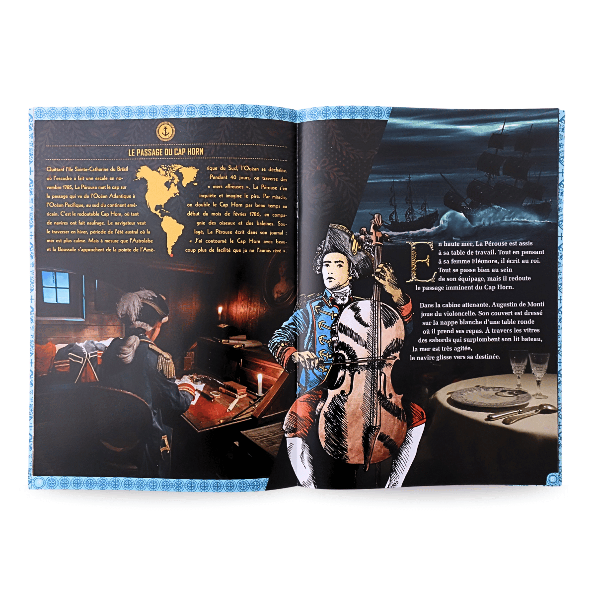 Le Mystère de La Pérouse, le spectacle dans l'Histoire - livre ouvert
