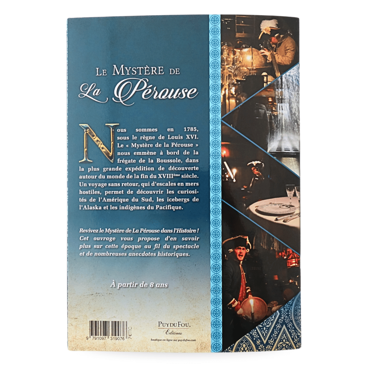 Le Mystère de La Pérouse, le spectacle dans l'Histoire - quatrième page de couverture