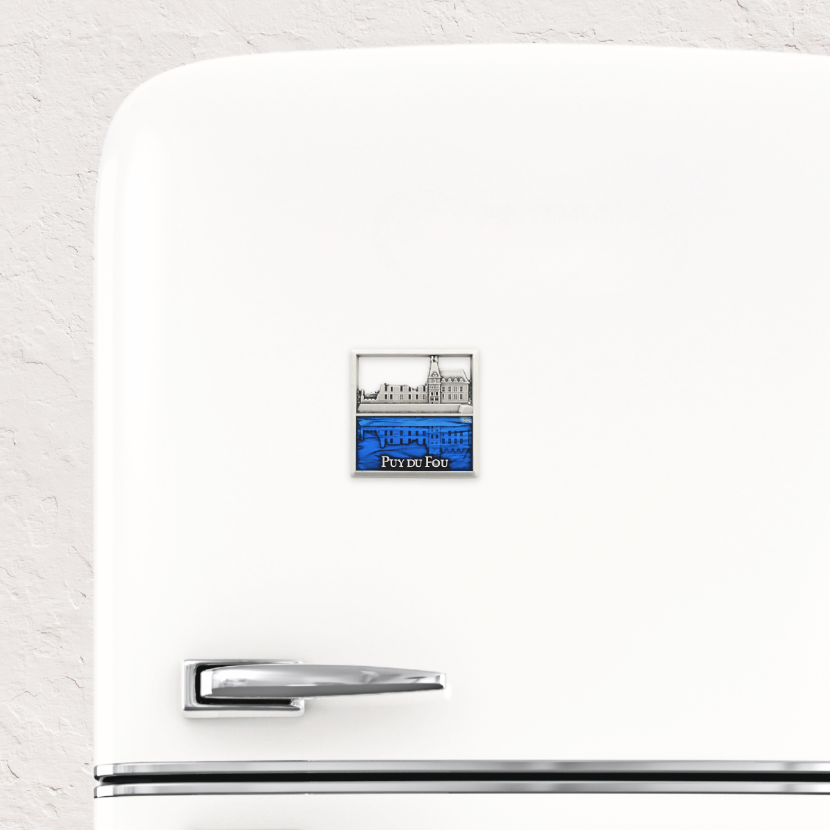Magnet château miroir - sur frigo