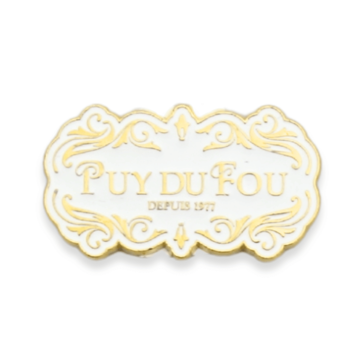Magnet doré Puy du Fou 1900 blanc