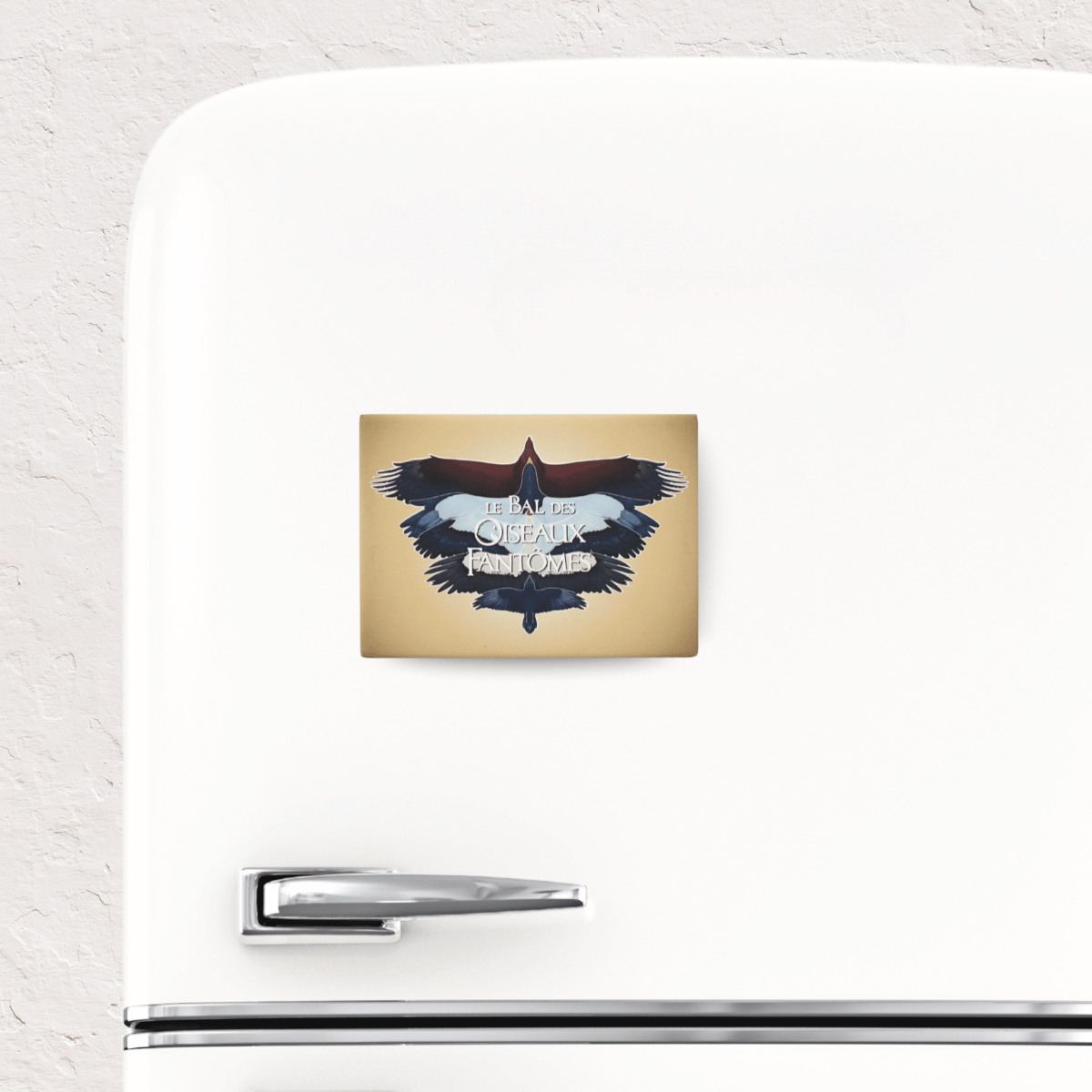 Magnet mat le Bal des Oiseaux Fantômes - sur frigo