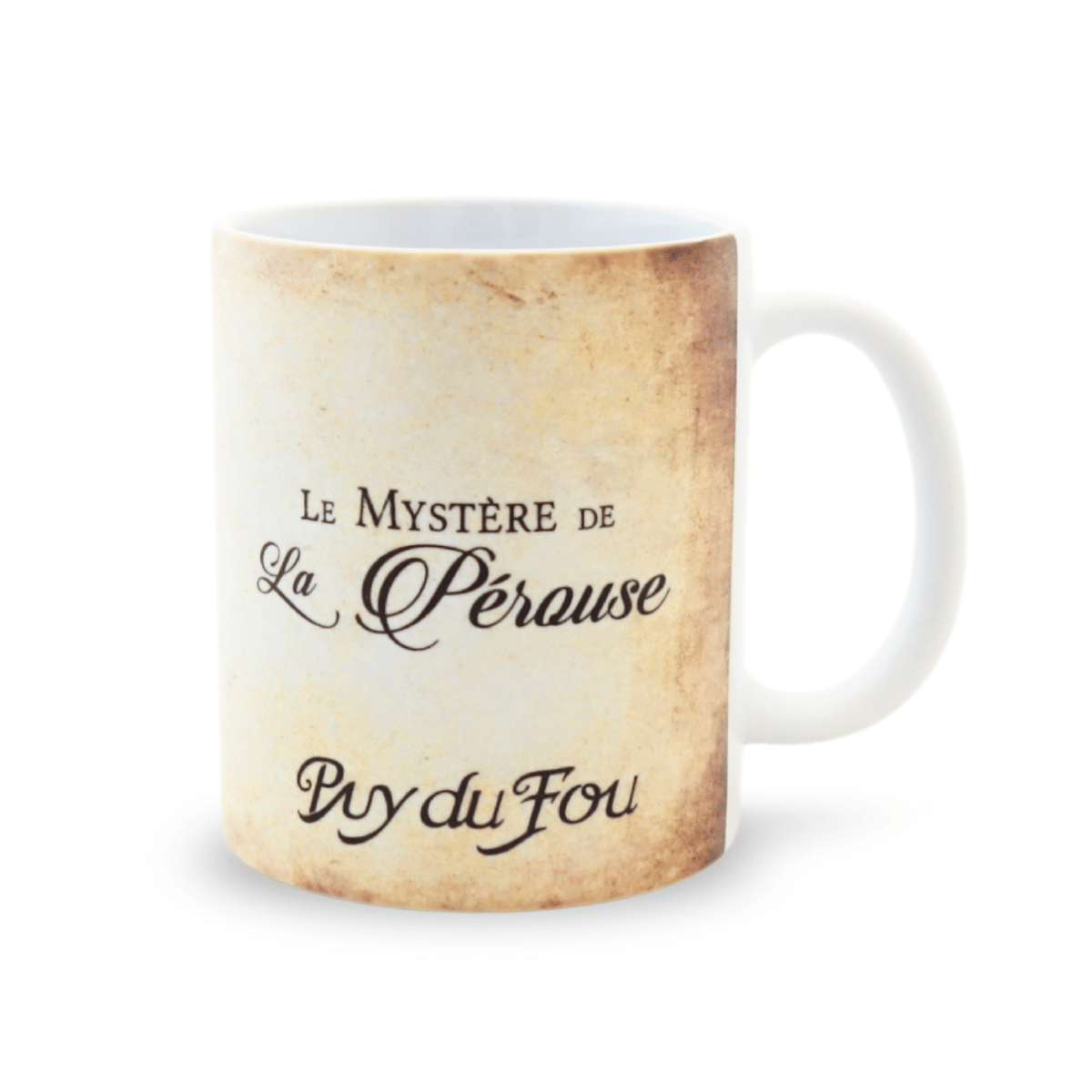 Mug beige La Pérouse - face texte