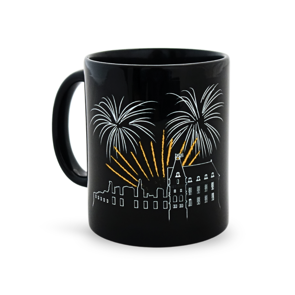 Mug noir la Cinéscénie - mug de face