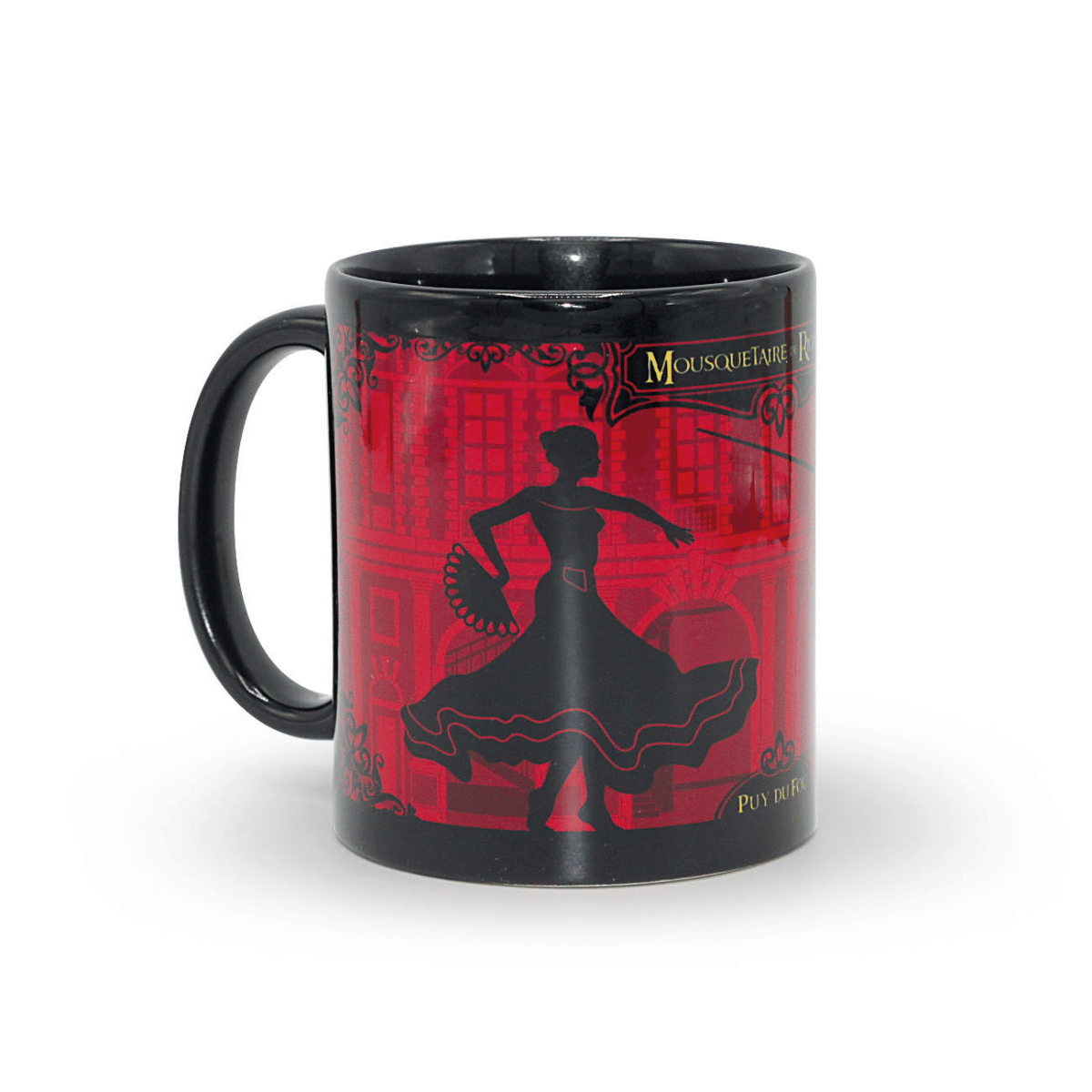 Mug noir et rouge Mousquetaire