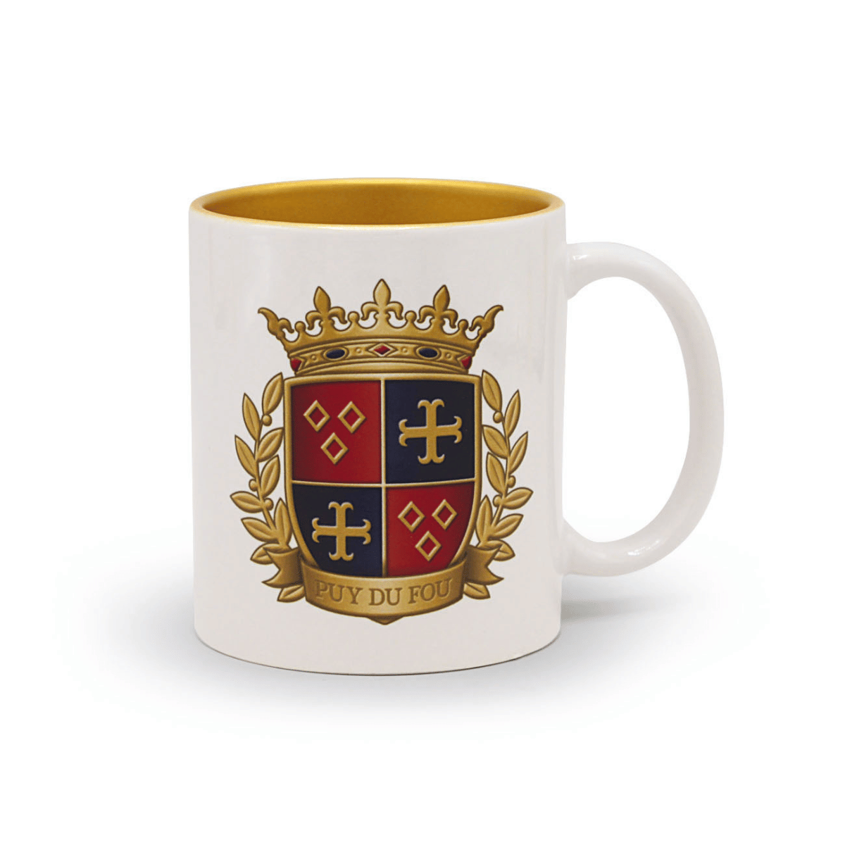 Mug blason du roi Doré Puy du Fou
