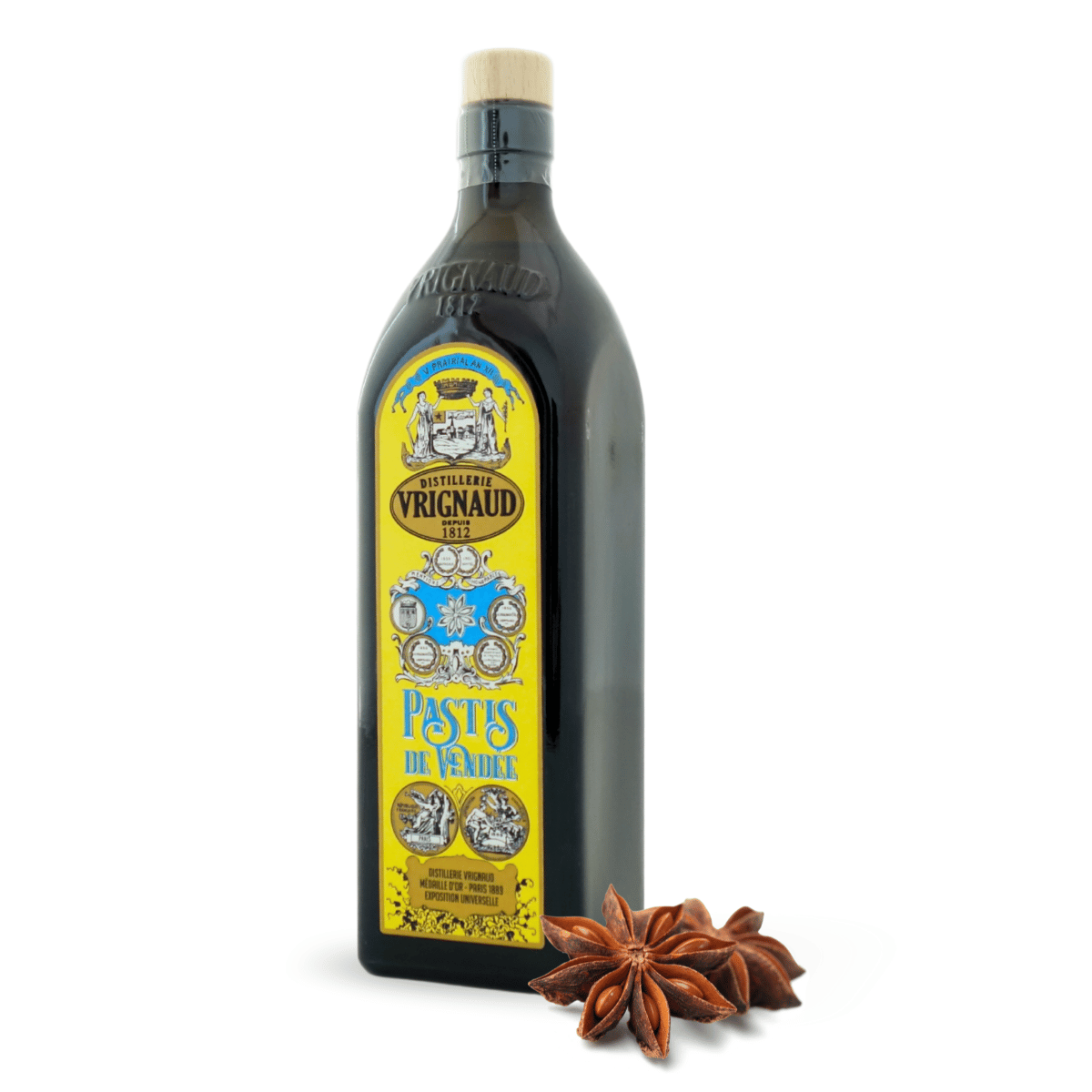 Pastis de Vendée - bouteille de biais avec anis