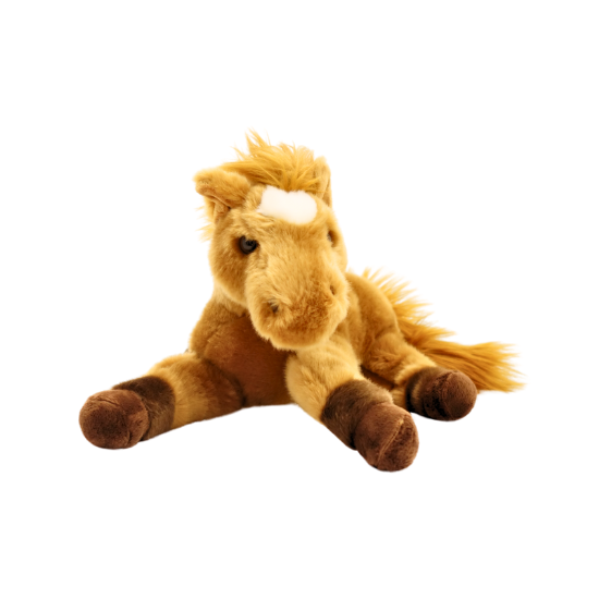 Peluche cheval couché 30cm Puy du Fou