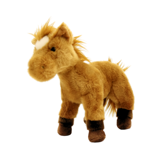 Peluche cheval debout 30cm Puy du Fou