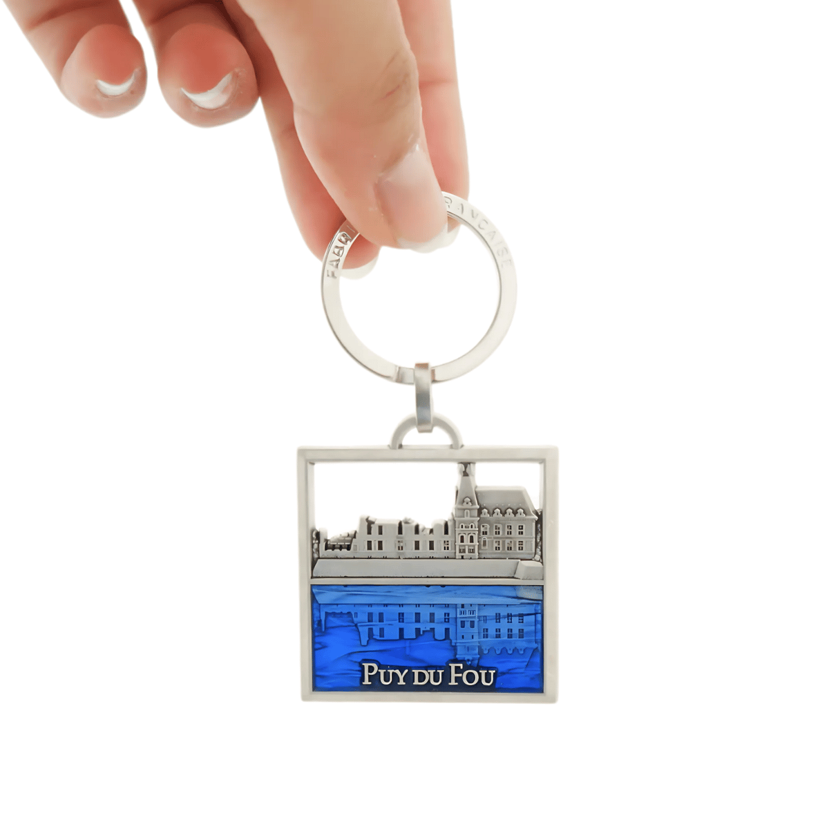 Porte-clés château miroir suspendu