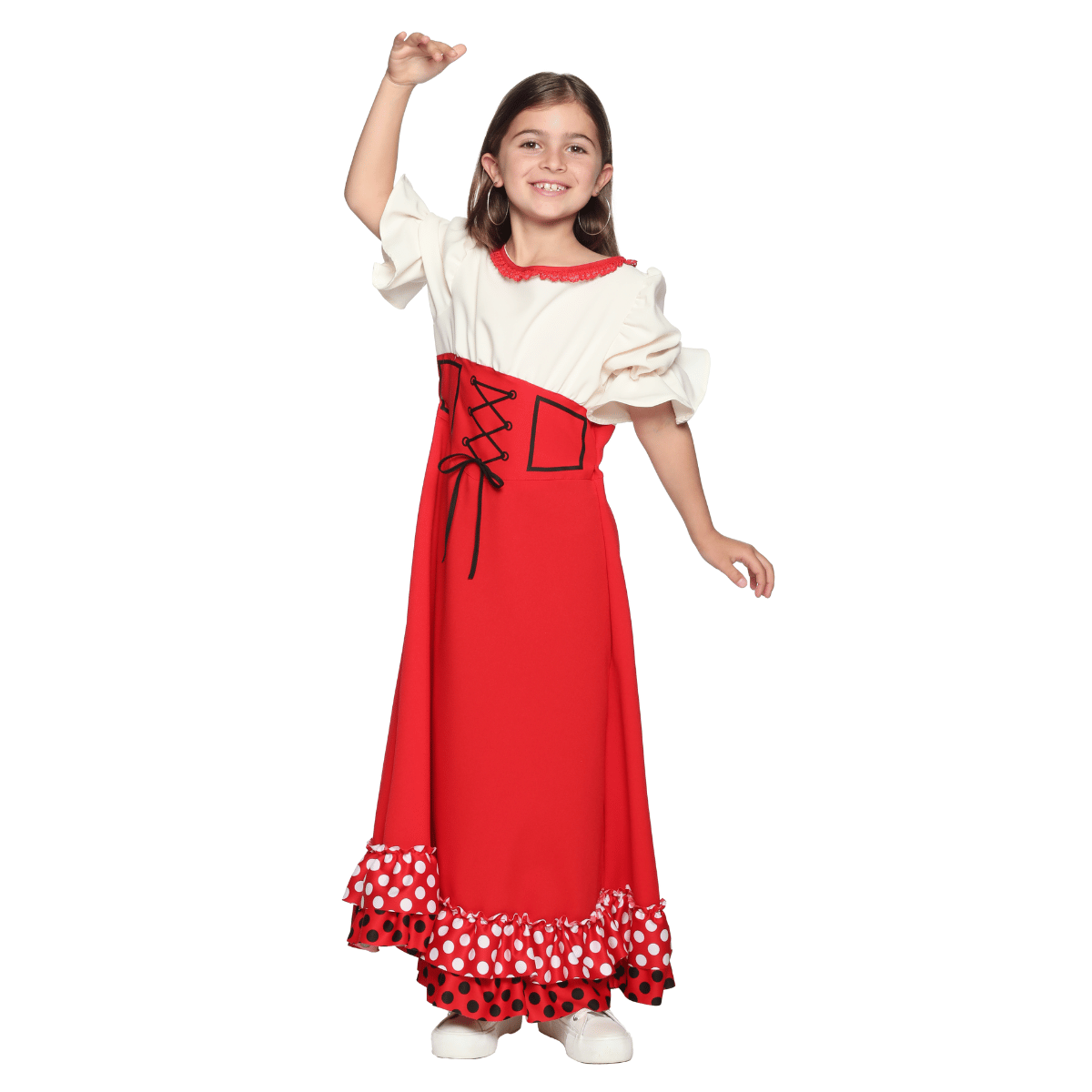 Robe déguisement Sérafina portée de face 3