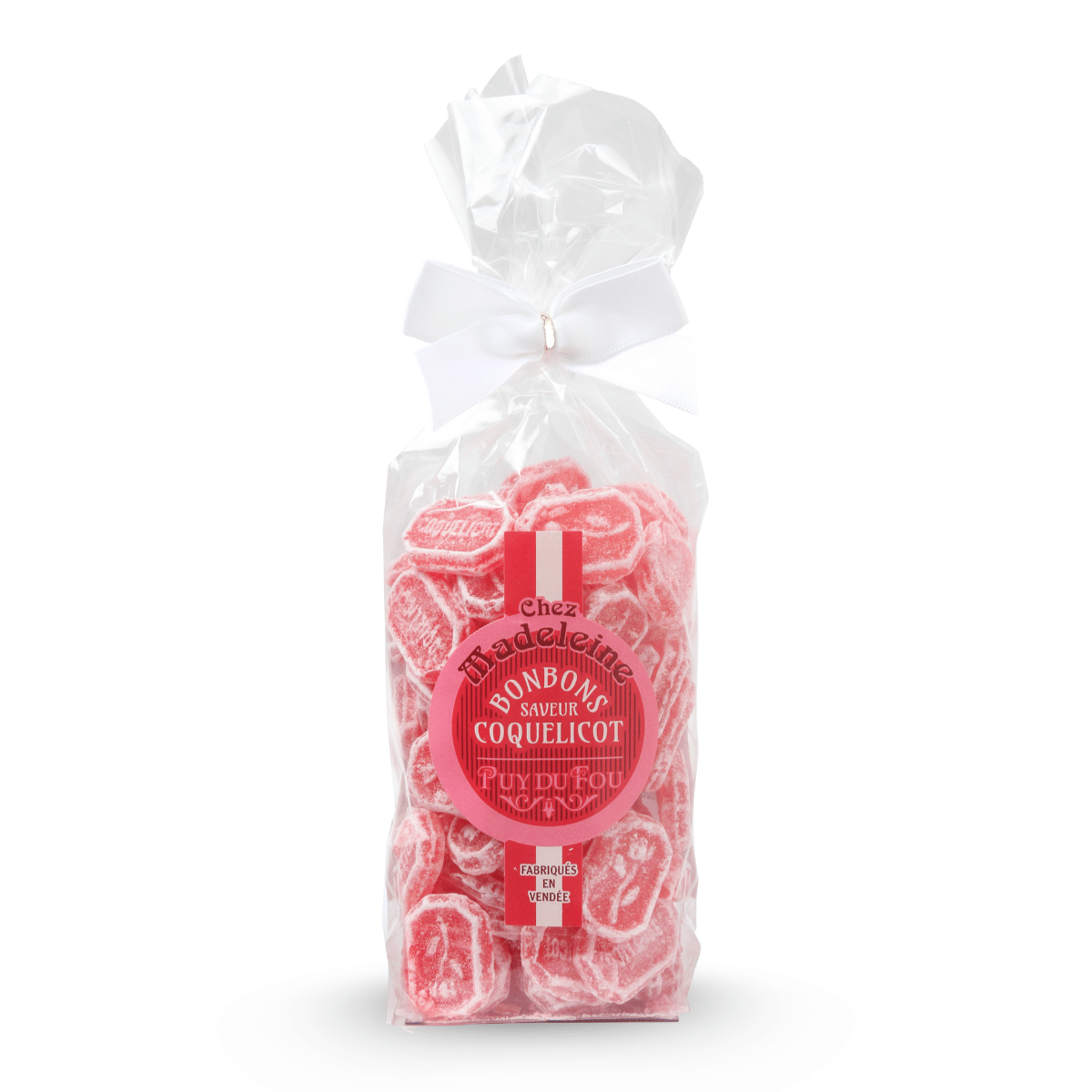 Sachet de bonbons saveur coquelicot - de face