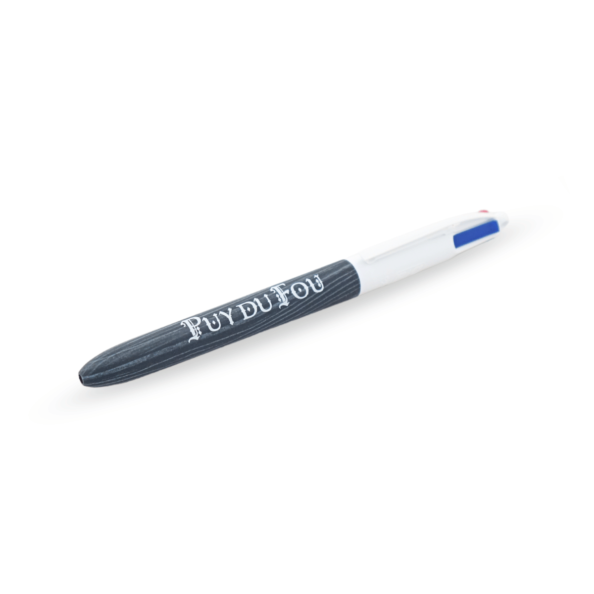 Stylo 4 couleurs bois médiéval