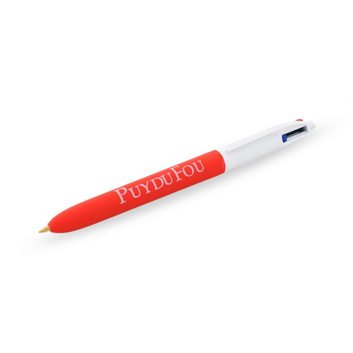 Stylo 4 couleurs rouge - posé 3/4