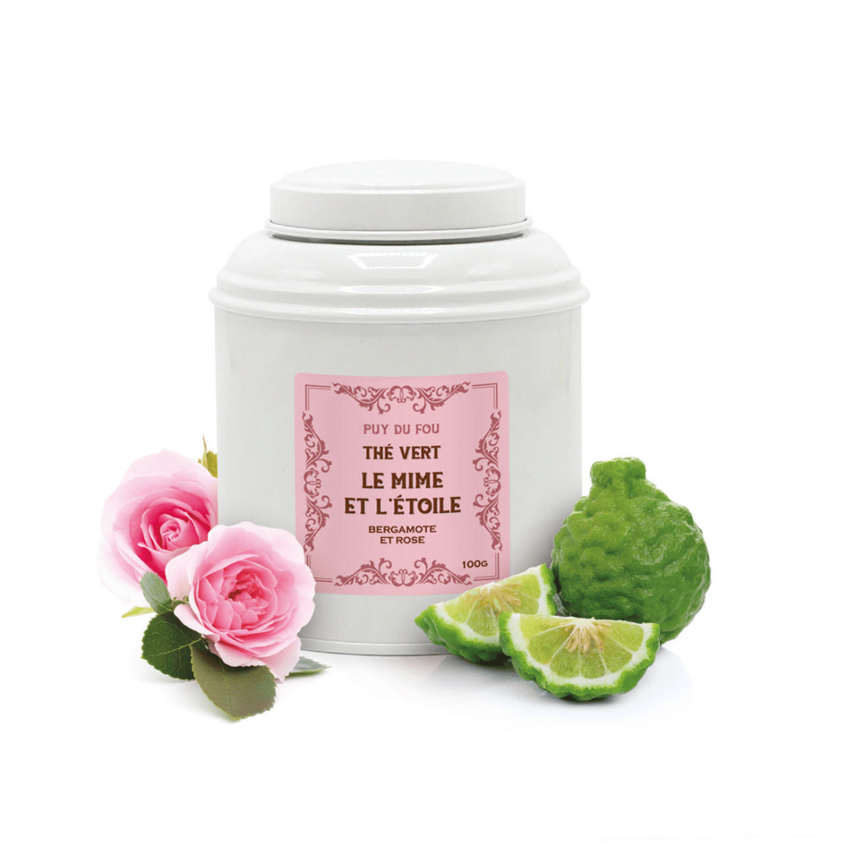 Thé vert rose et bergamote le Mime et l'Etoile Puy du Fou