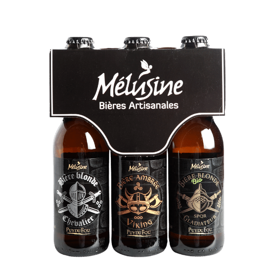 Tripack de bières 33cl Puy du Fou