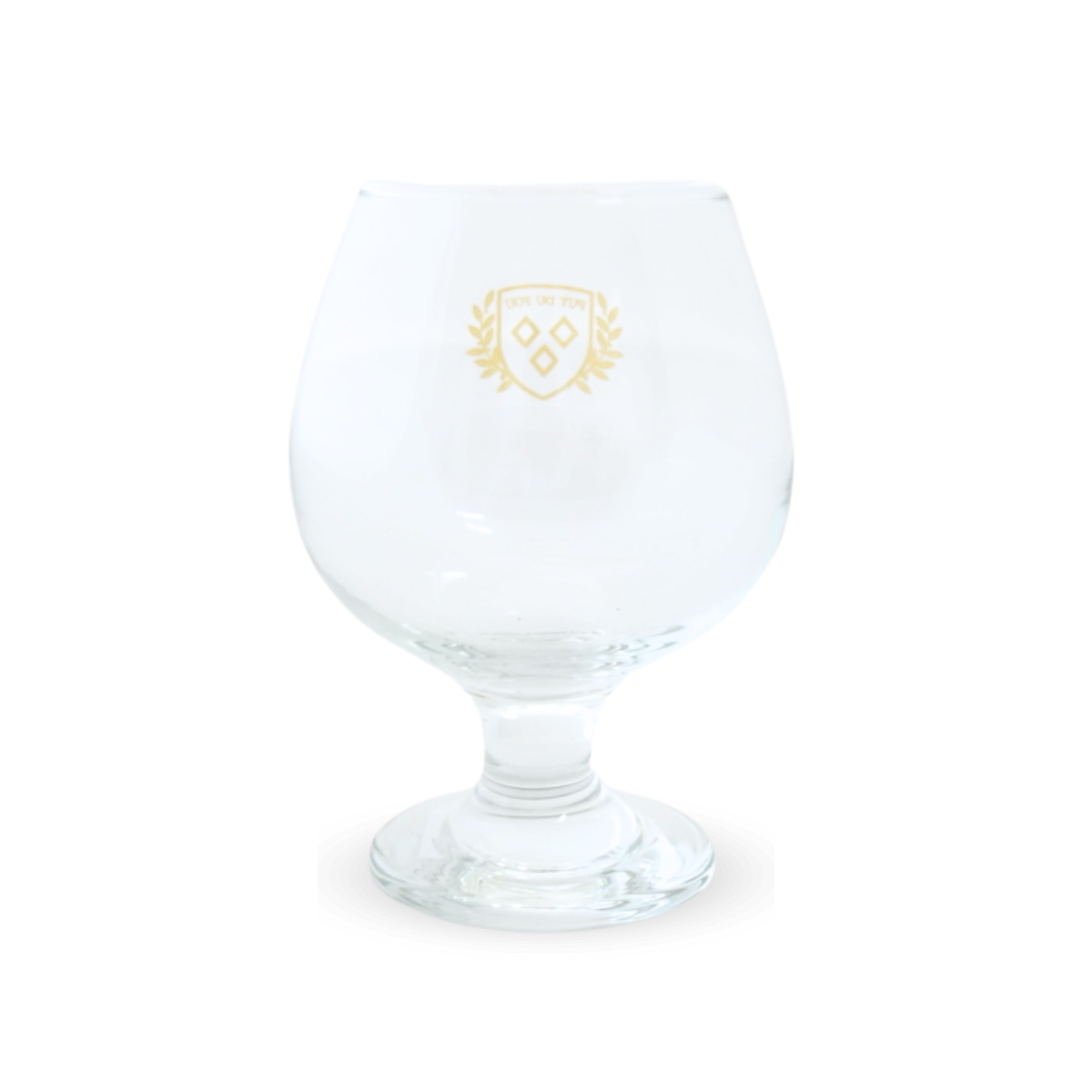 Verre à cognac blason du puy du fou - de dos