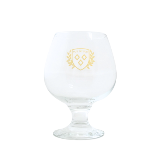 Verre à cognac blason du puy du fou - détourée