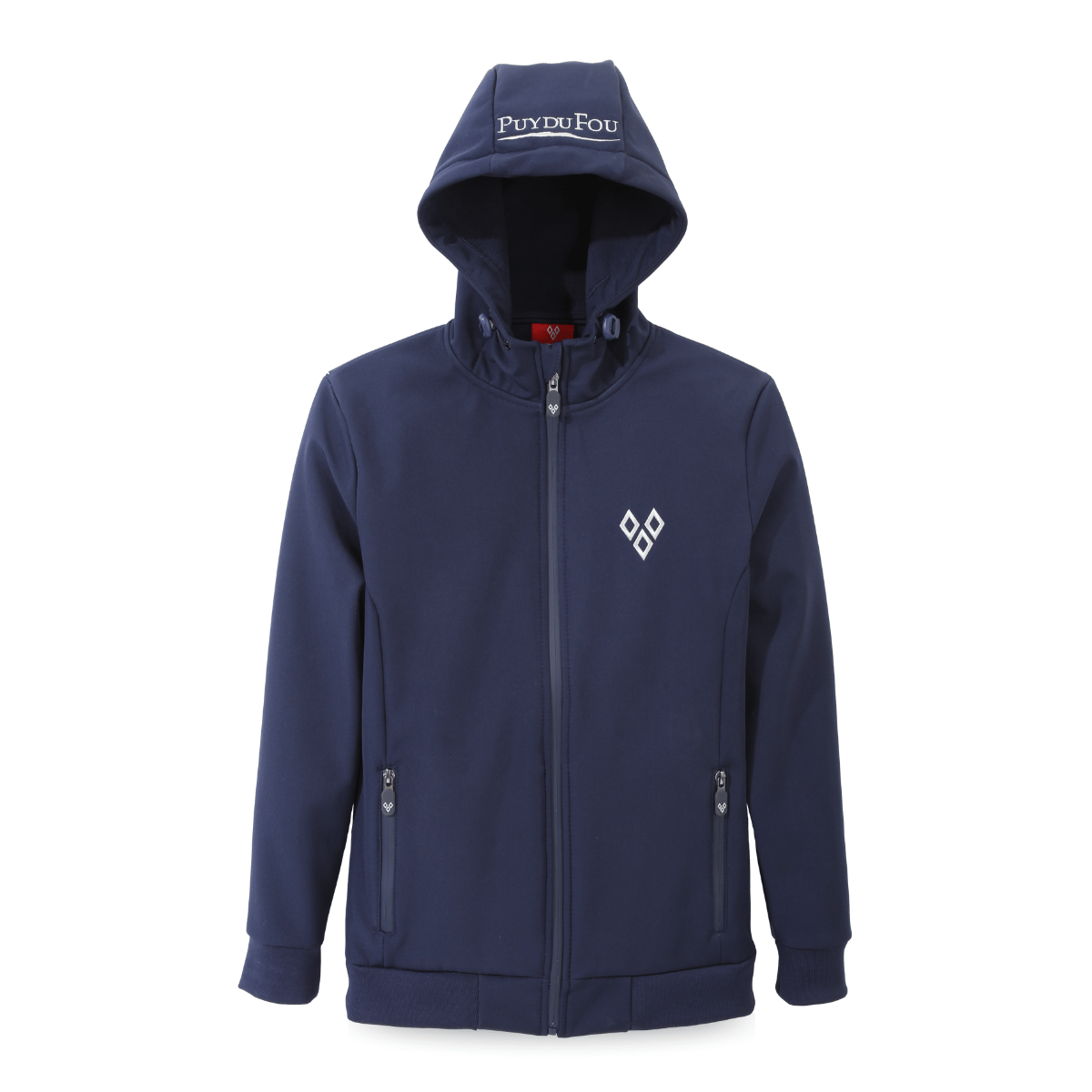 Veste softshell bleue marine pour femme - de face