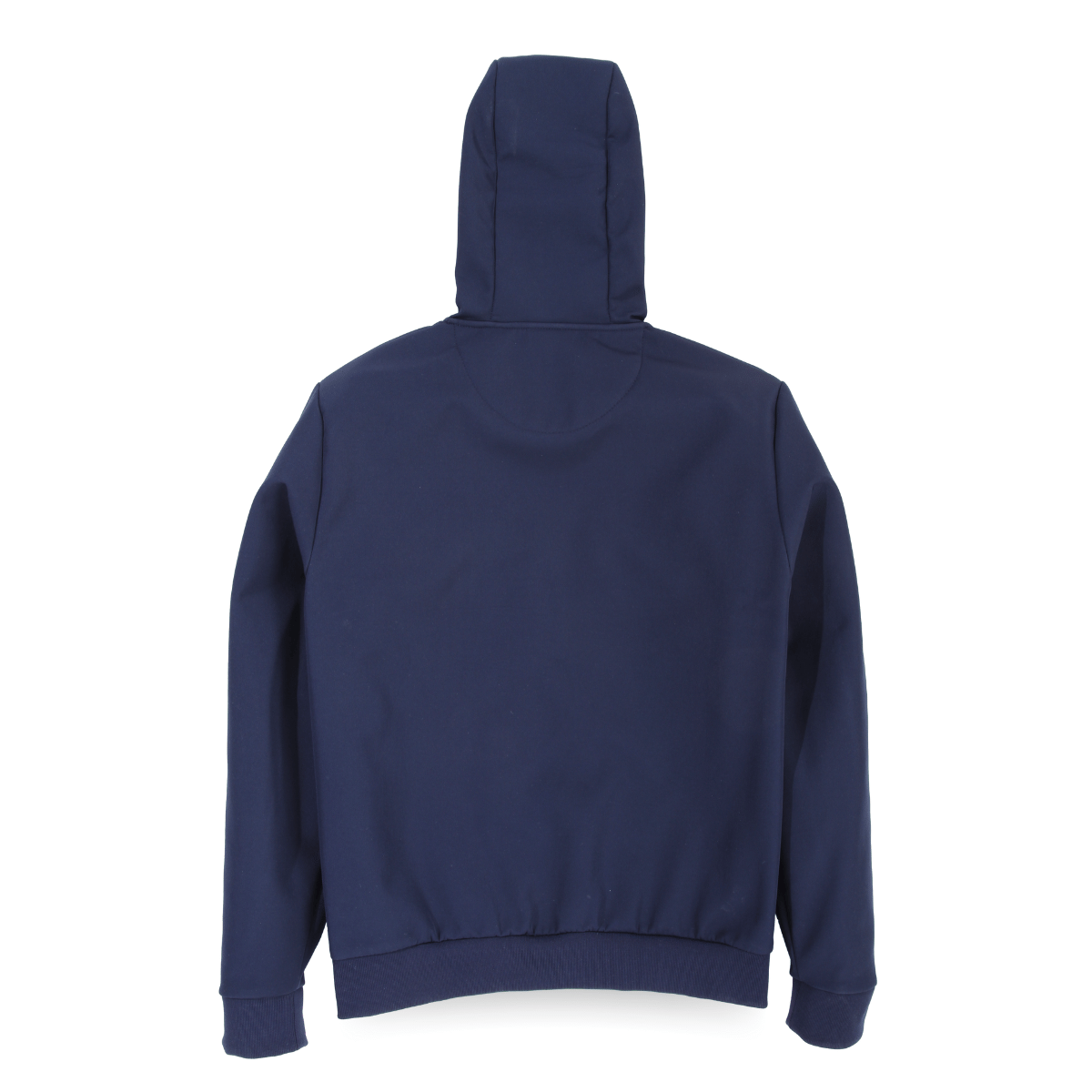 Veste softshell bleue marine homme - de dos