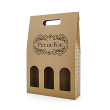 Coffret 3 bouteilles 75cl - de biais