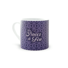 Mini mug violet les noces de Feu - face texte