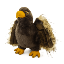 Peluche Aigle 25cm - de biais