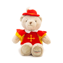 Peluche ours Mousquetaire - de face