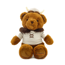 Peluche ours Viking - de face