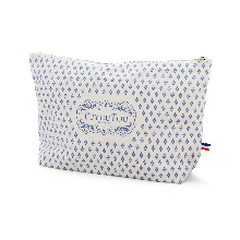Pochette Puy du Fou 1900 bleue - de biais