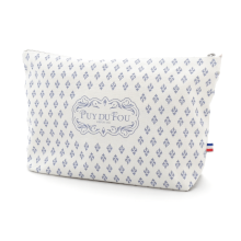 Pochette Puy du Fou 1900 bleue - de biais