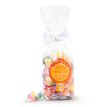Sachet de berlingots - de face bonbons sortis