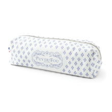 Trousse Puy du Fou 1900 bleue - fermée de biais