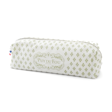 Trousse Puy du Fou 1900 verte - fermée de biais