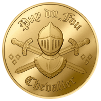 Jeton touristique Chevalier 2025 Puy du Fou 