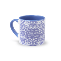 Mini mug bleu le Bal des Oiseaux Fantômes - mug de face