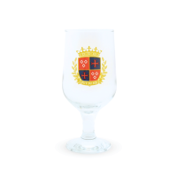 Verre à pied à bière blason du Puy du Fou