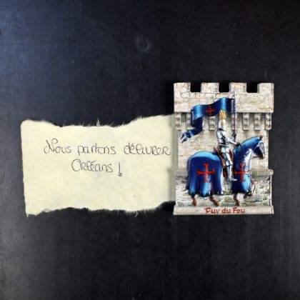 Aimant Chevalier bleu Orléans