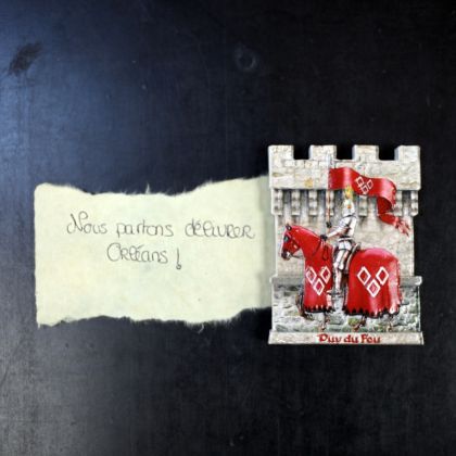 Aimant chevalier rouge Orléans