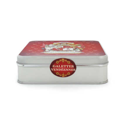 Boîte de galettes vendéennes Armoiries Blason - de face
