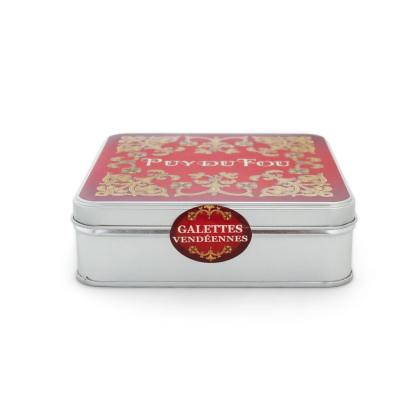 Boîte de galettes vendéennes Armoiries Ornements - de face