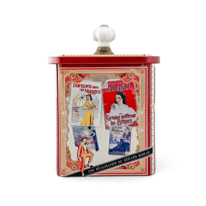 Boîte de caramels le Mime et l'Etoile - face affiches Garance