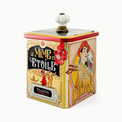 Boîte de caramels le Mime et l'Etoile - de biais