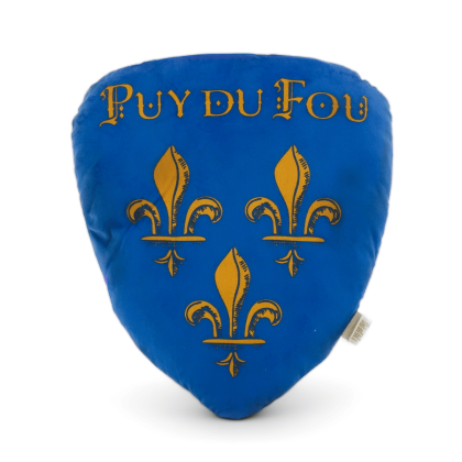 Bouclier en mousse bleu - de face