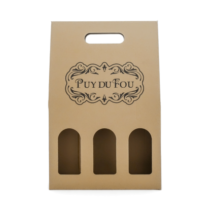 Coffret 3 bouteilles 75cl - de face