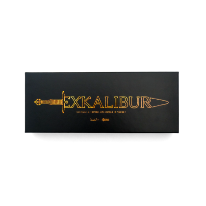 Face avant coffret Exkalibur la chasse au trésor la plus épique du monde 
