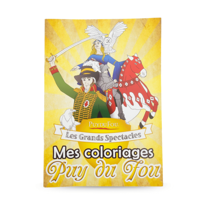 Coloriages Puy du Fou, les grands spectacles - de face
