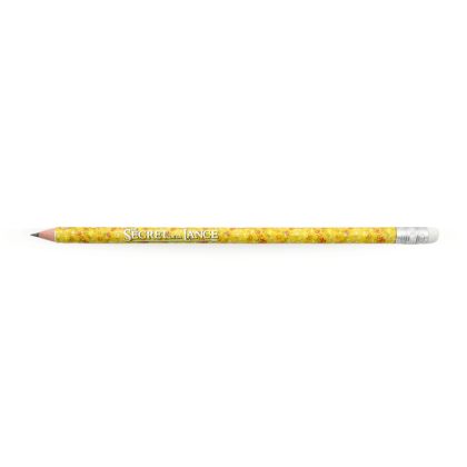 Crayon de bois Secret de la Lance jaune - horizontal