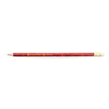 Crayon de bois Mousquetaire de Richelieu rouge - horizontal