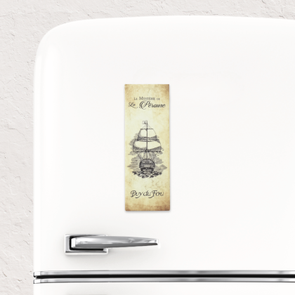 Magnet beige Le Mystère de La Pérouse - sur frigo